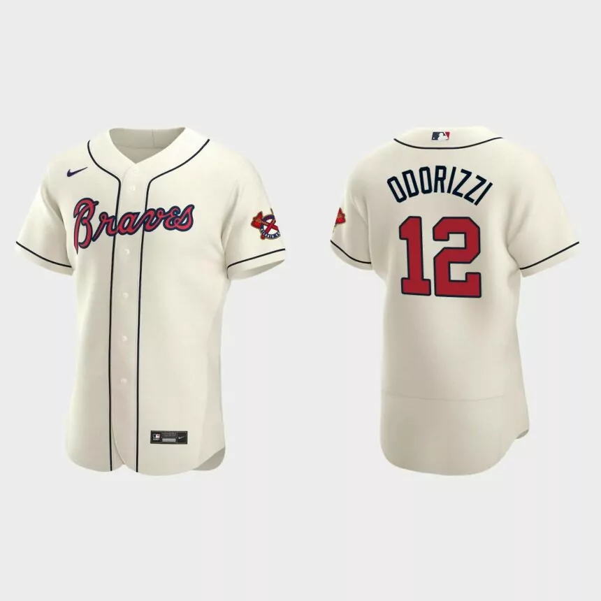 Jake Odorizzi Atlanta Braves Authentic Alternate Jersey – Cream