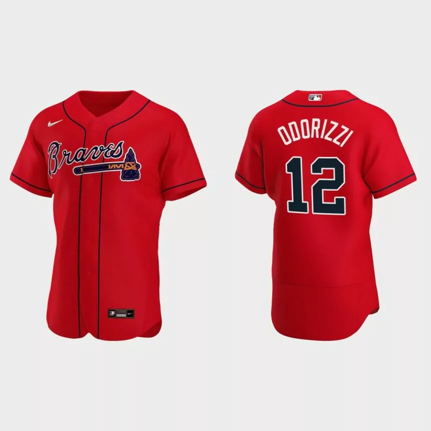 Jake Odorizzi Atlanta Braves Authentic Alternate Jersey – Red