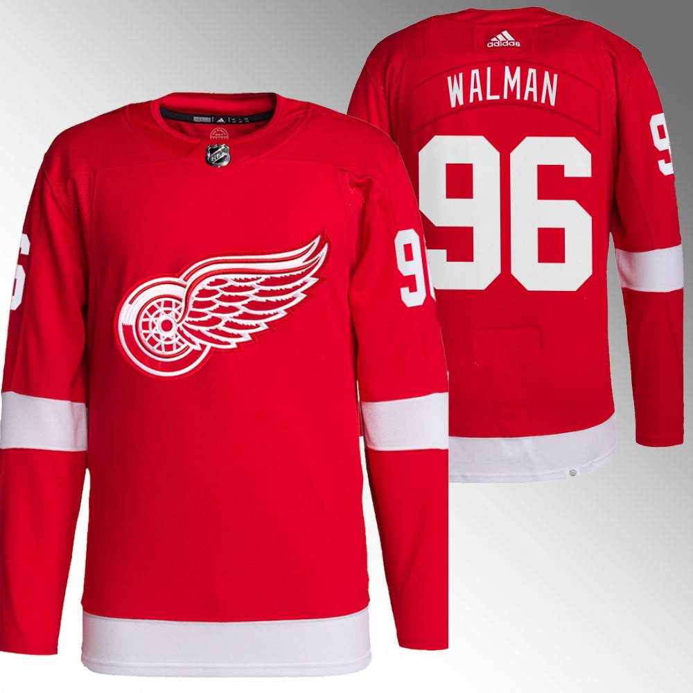 Jake Walman Detroit Red Wings Red Primegreen Authentic Home Jersey