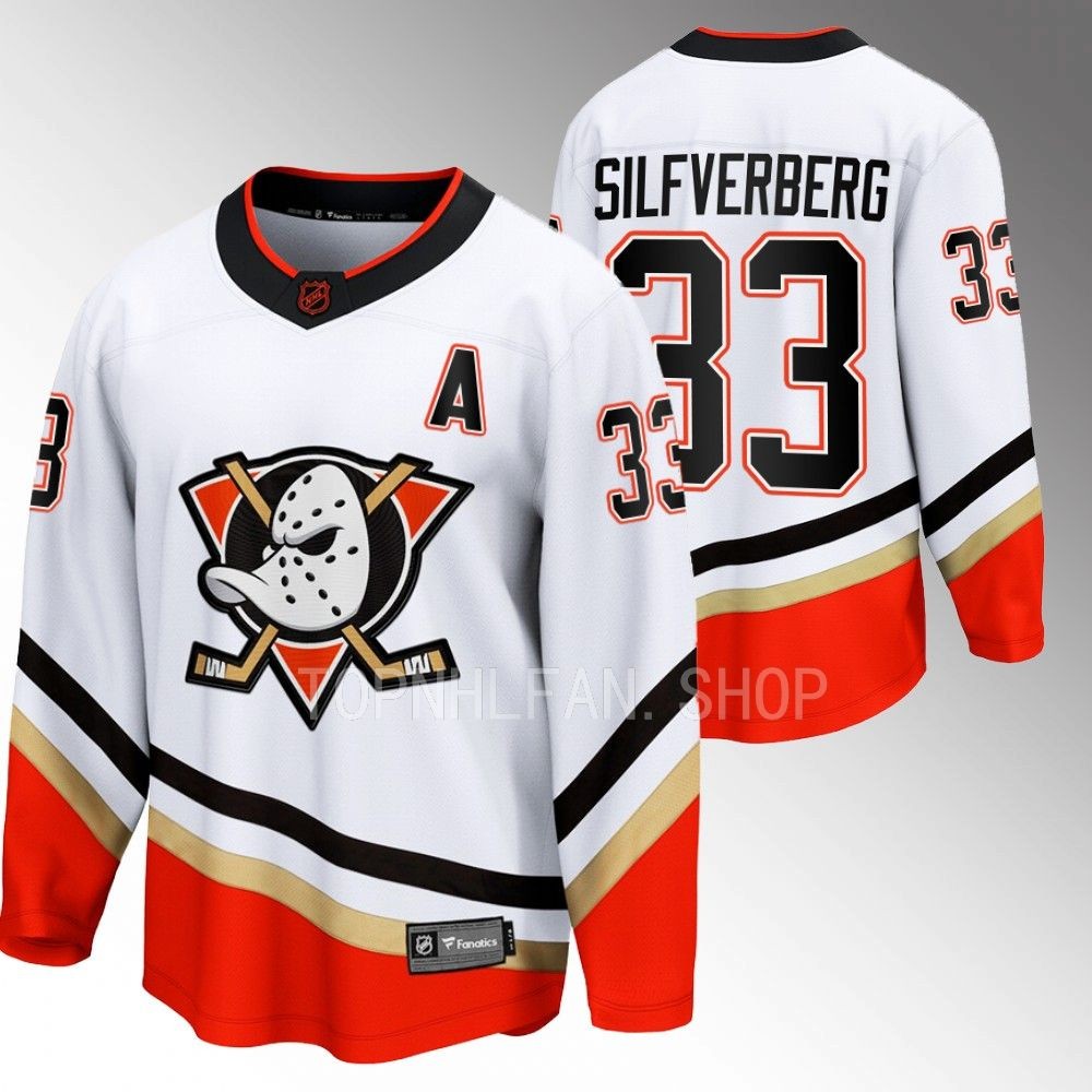 Jakob Silfverberg Anaheim Ducks Jersey Special Edition 2.0 White 2022 Breakaway