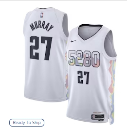 Jamal Murray Denver Nuggets Nike Unisex 2024-25 Swingman Player Jersey - City Edition - White