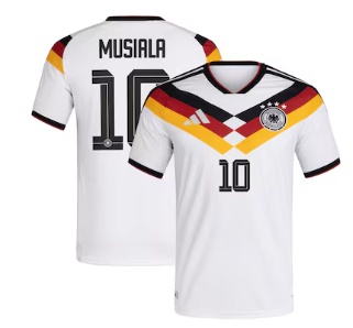 Jamal Musiala Germany National Team adidas 2026 Home Authentic Jersey - White