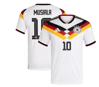 Jamal Musiala Germany National Team adidas 2026 Home Replica Jersey - White