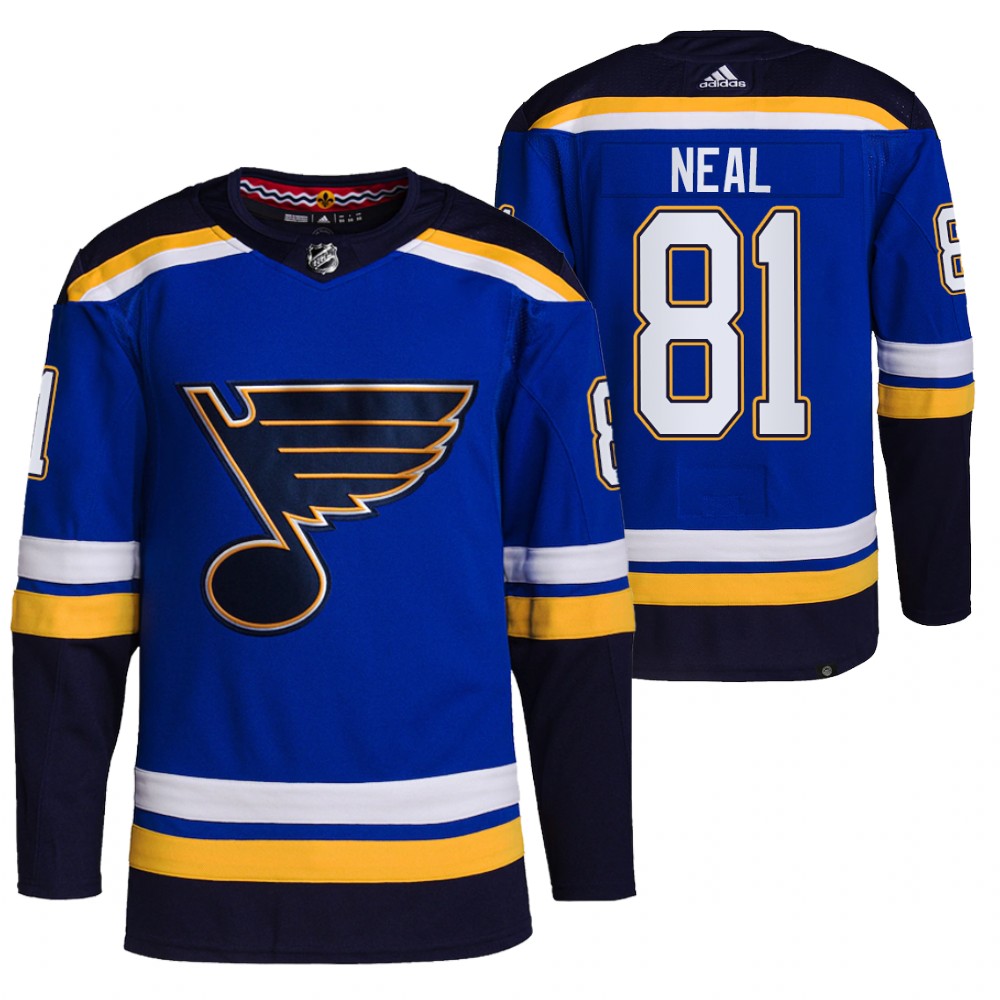 James Neal 2021-22 St. Louis Blues Blue Home Primegreen Authentic Pro Jersey