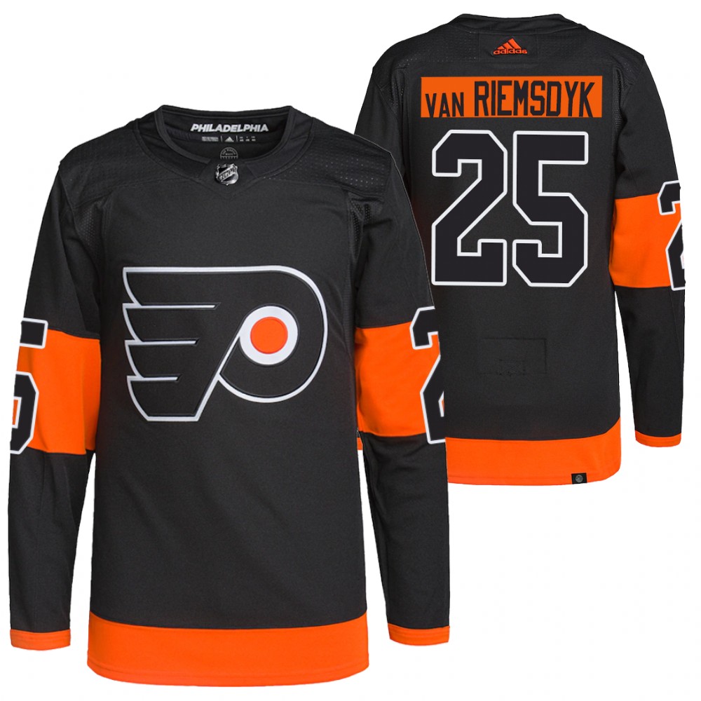 James van Riemsdyk Philadelphia Flyers Black Alternate Primegreen Authentic Pro Jersey