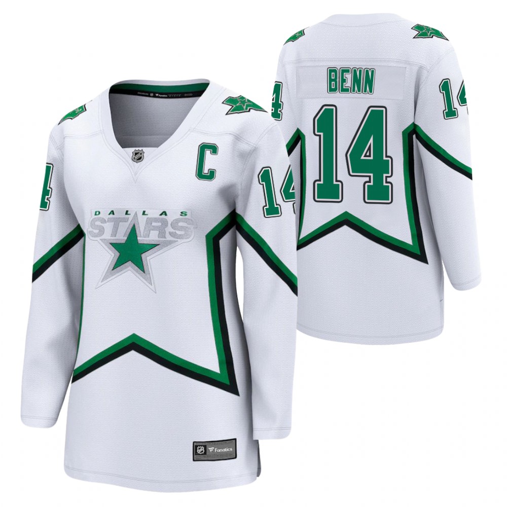 Jamie Benn Dallas Stars 2021 Special Edition White Women Jersey