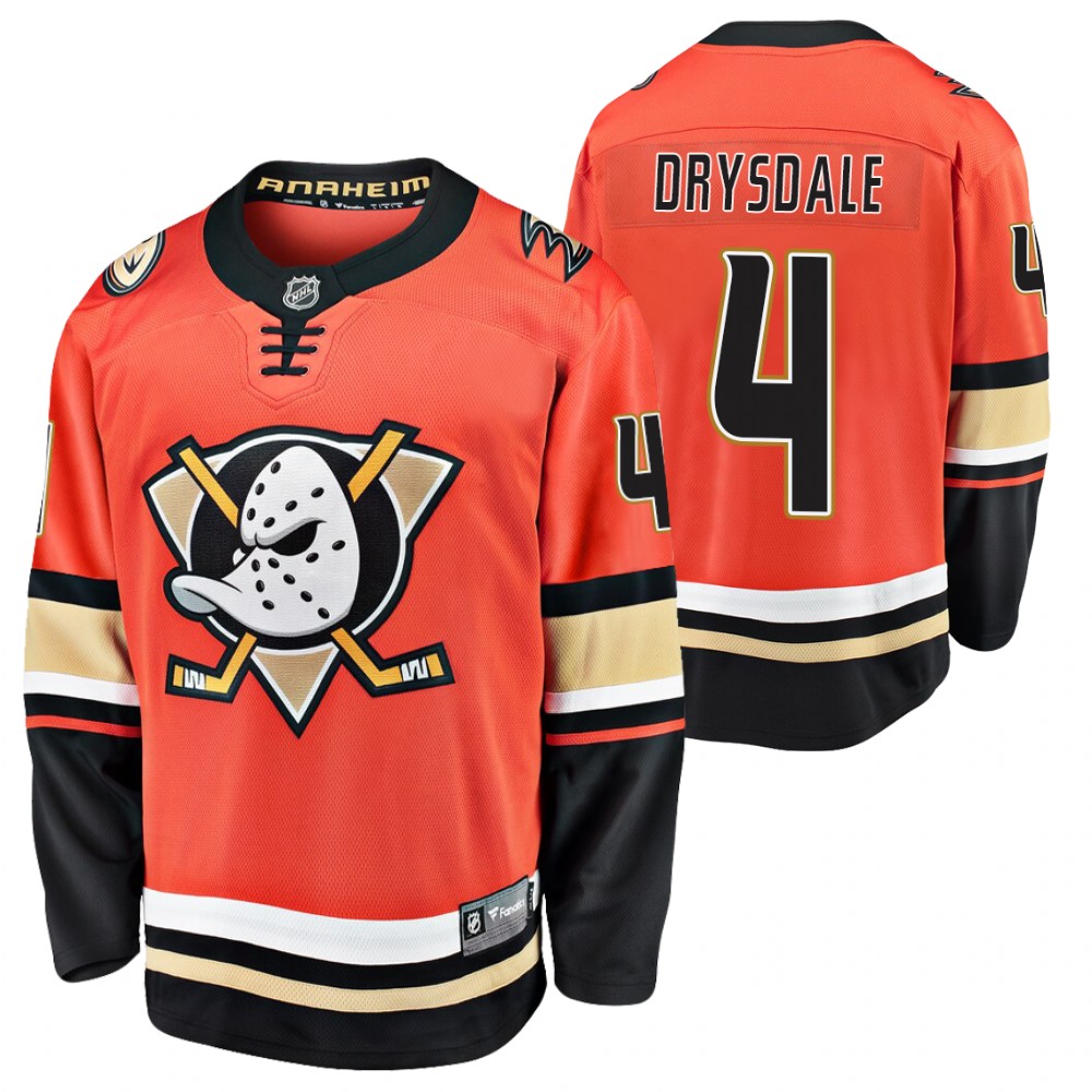 Jamie Drysdale Anaheim Ducks Alternate 2020 OHL Draft Orange Jersey