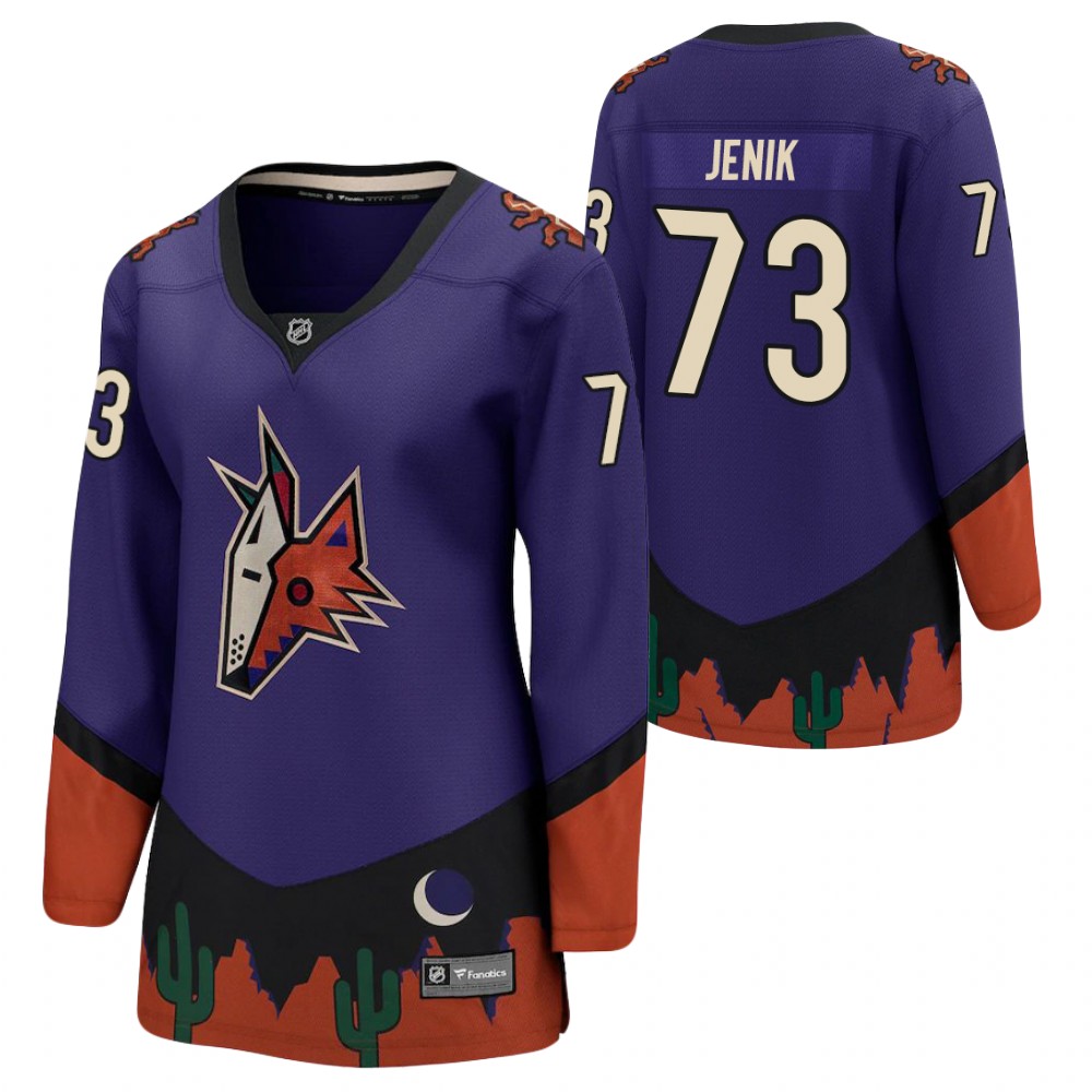 Jan Jenik Arizona Coyotes Reverse Retro Purple Women Jersey