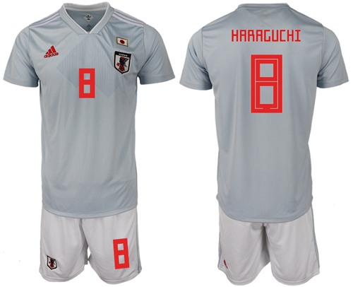 Japan #8 Haraguchi Away Soccer Country Jersey