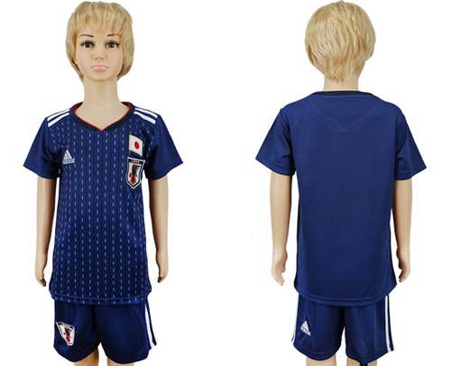 Japan Blank Home Kid Soccer Country Jersey