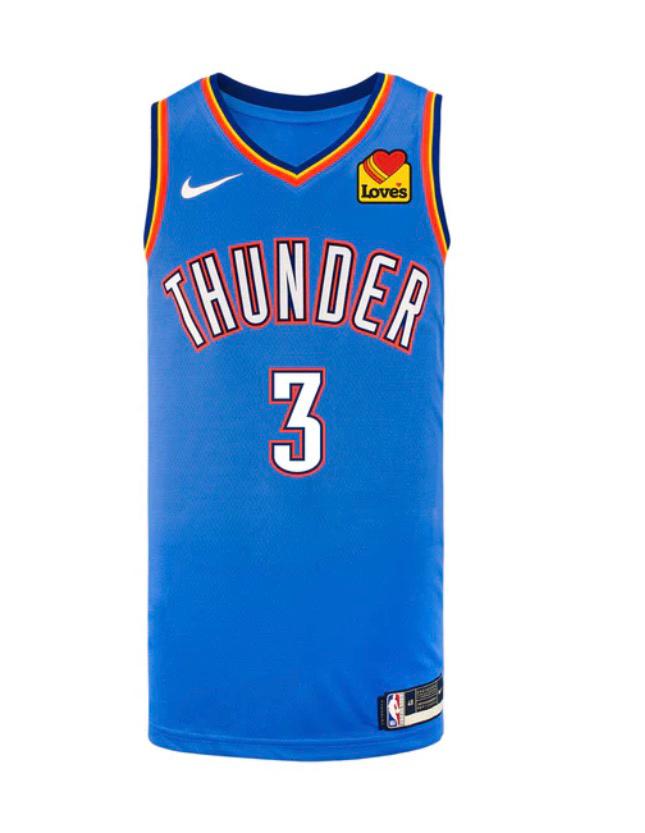 Jared McCain 3 OKC jersey
