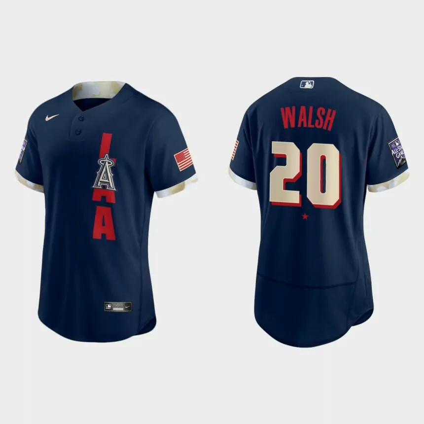 Jared Walsh Los Angeles Angels 2021 MLB All-Star Game Authentic Jersey – Navy
