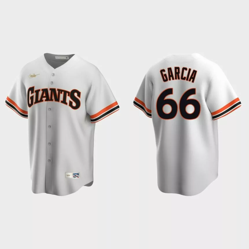 Jarlin Garcia San Francisco Giants Cooperstown Collection Home Jersey – White