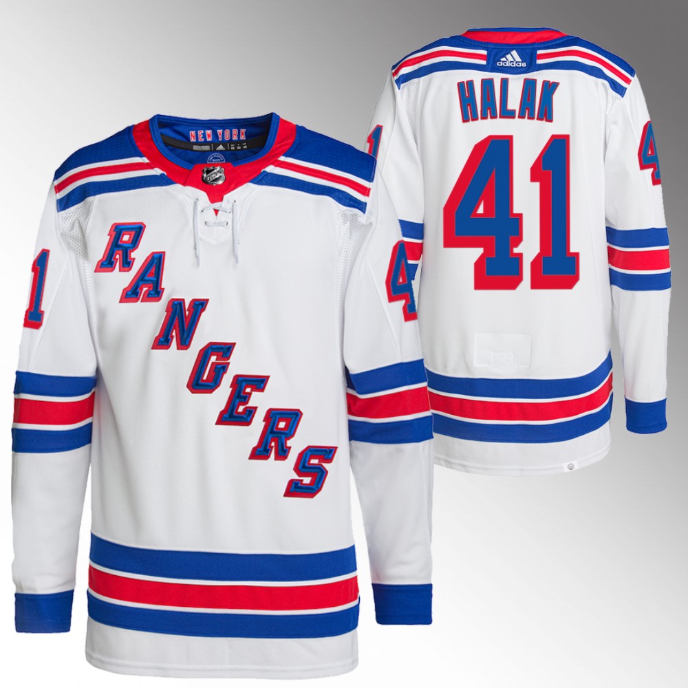 Jaroslav Halak New York Rangers White Primegreen Authentic Away Jersey