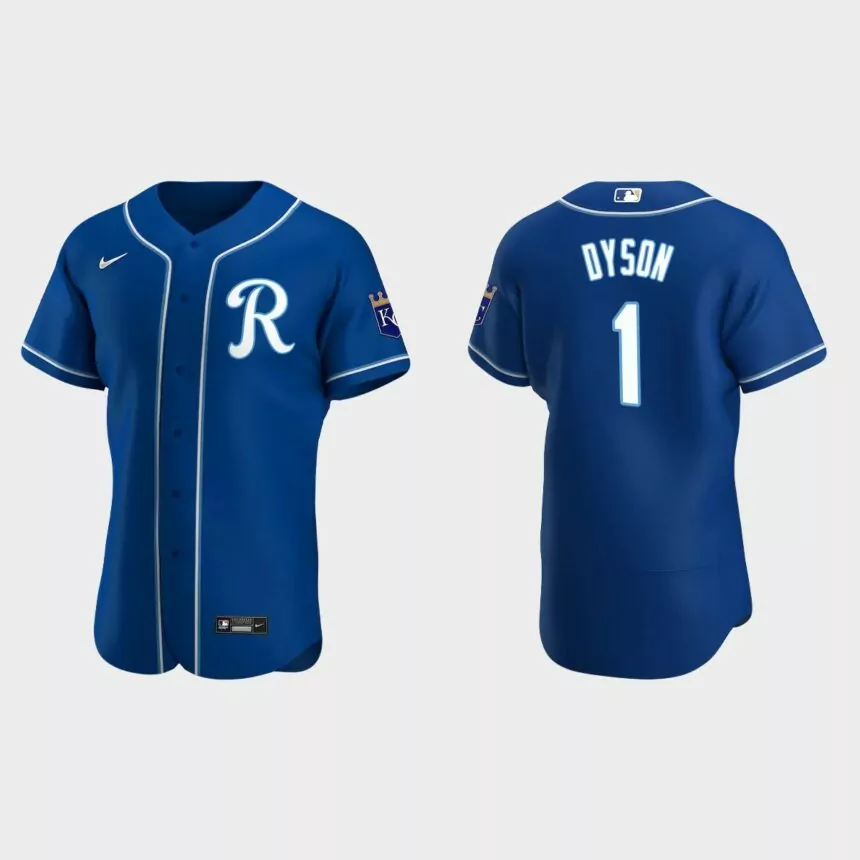 Jarrod Dyson #1 Kansas City Royals Authentic Jersey – Royal