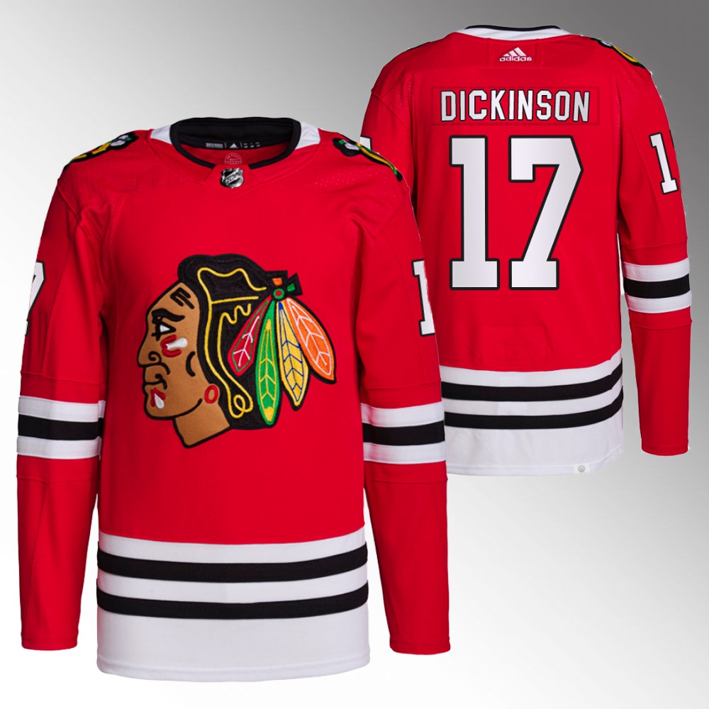 Jason Dickinson Chicago Blackhawks Home Red Authentic Jersey