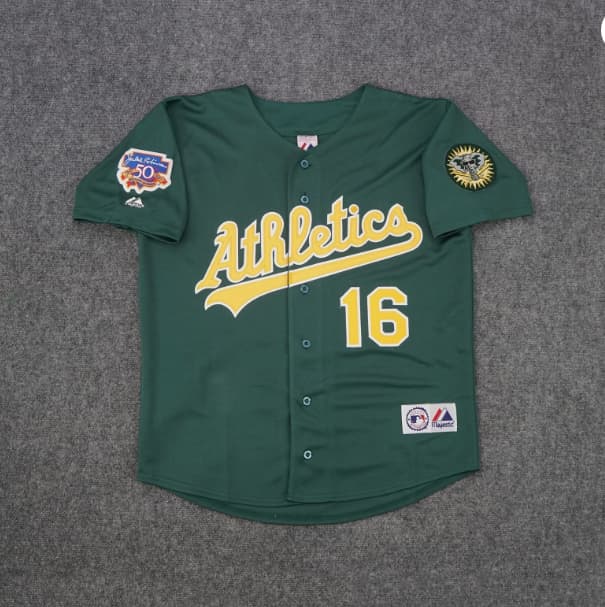 Jason Giambi 1997 Oakland Athletics Alternate Green Jersey