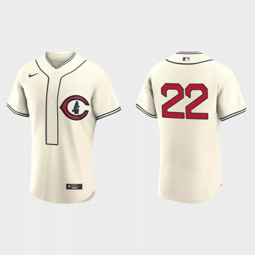 Jason Heyward Chicago Cubs 2022 Field of Dreams Authentic Jersey – Cream