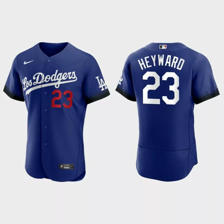Jason Heyward Los Angeles Dodgers City Connect Authentic Jersey – Royal