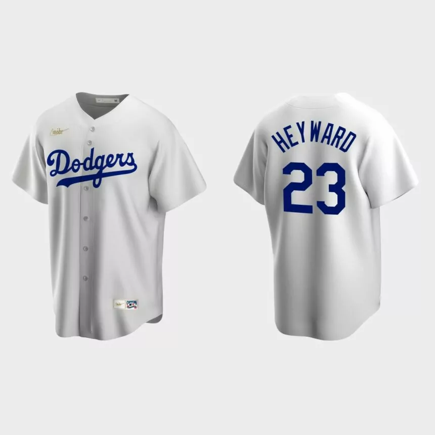 Jason Heyward Los Angeles Dodgers Cooperstown Collection Home Jersey – White