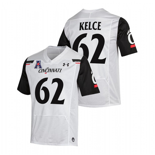 Jason Kelce Cincinnati Bearcats White College Football NFL Alumni Jersey