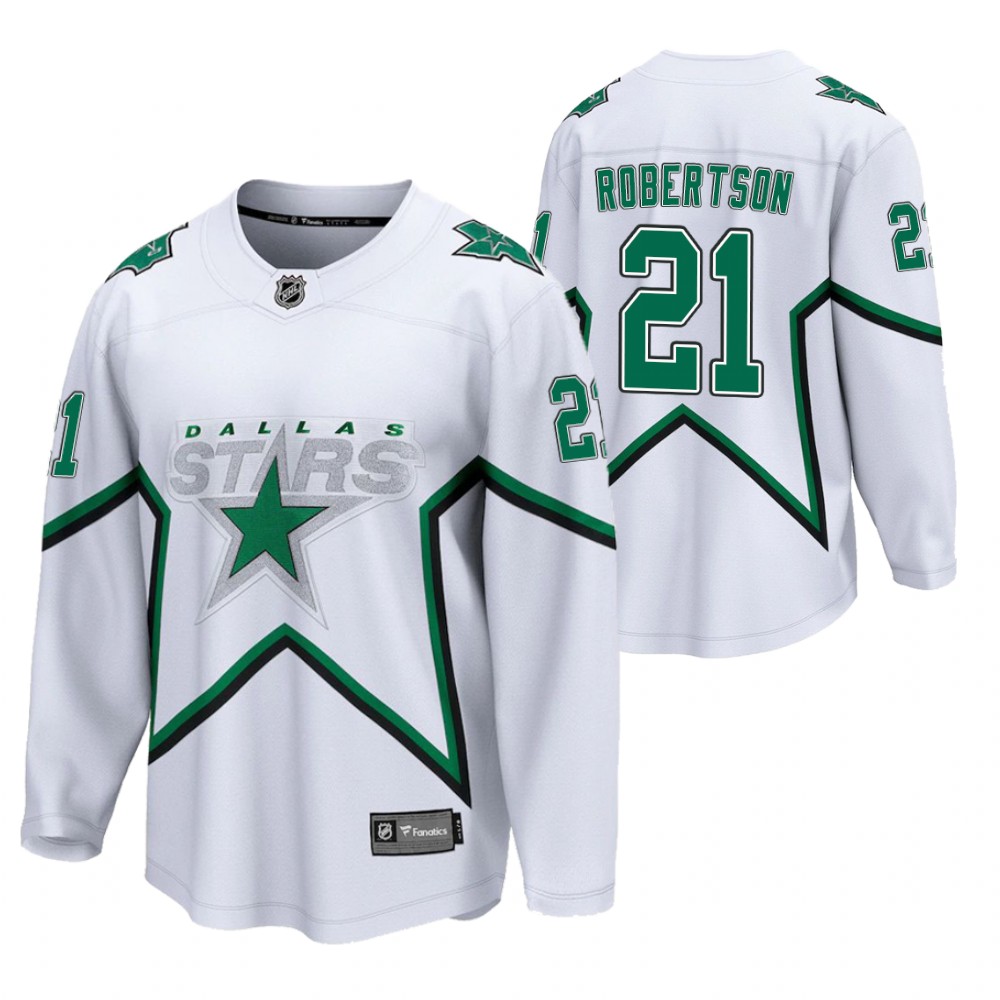 Jason Robertson Dallas Stars Reverse Retro White Men's Jersey