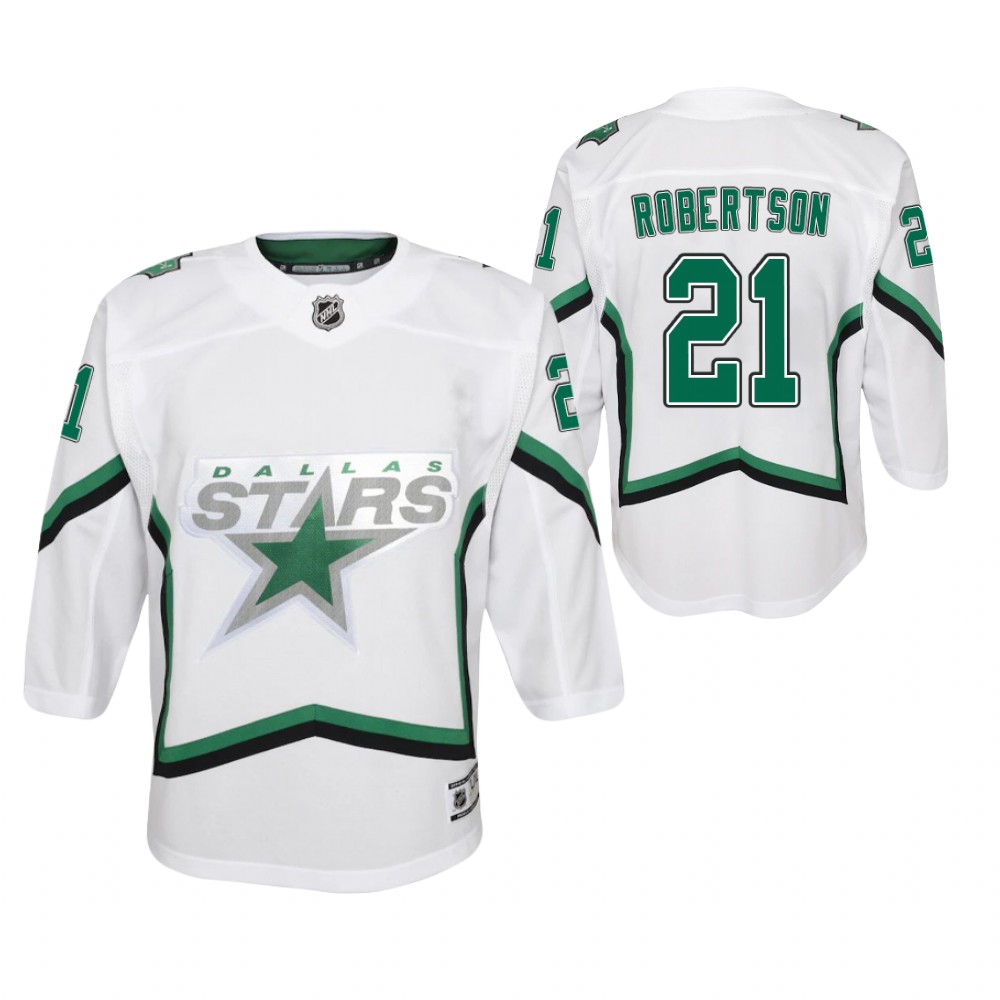 Jason Robertson Dallas Stars Reverse Retro White Youth Jersey