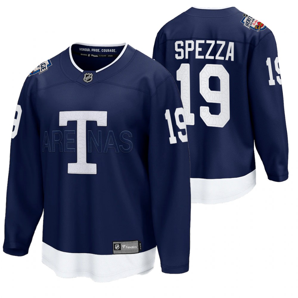 Jason Spezza Toronto Maple Leafs 2022 Heritage Classic Navy Jersey