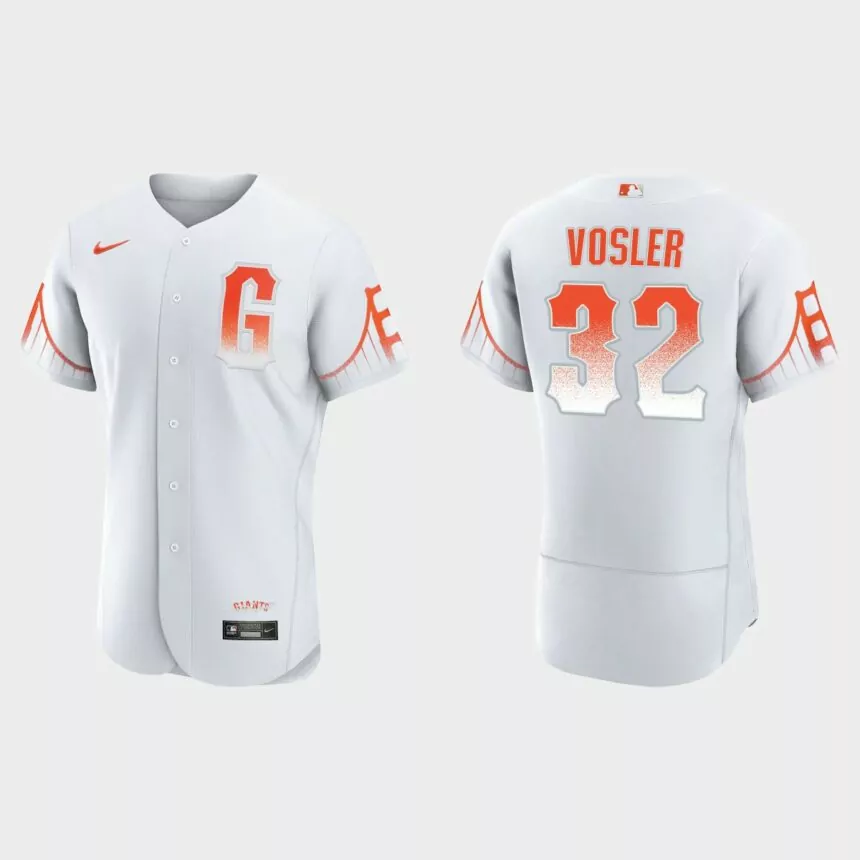 Jason Vosler San Francisco Giants 2021 City Connect Authentic Jersey – White