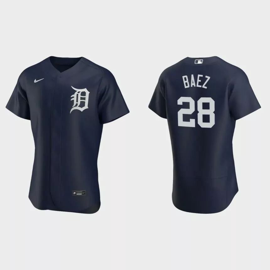 Javier Baez Detroit Tigers Authentic Alternate Jersey – Navy.jpg