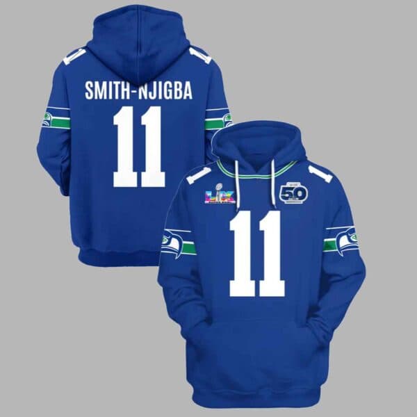 Jaxon Smith-Njigba Seattle Seahawks SB LX Edition Hoodie