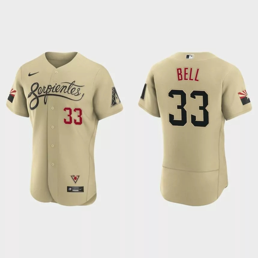 Jay Bell Arizona Diamondbacks 2021 City Connect Authentic Jersey – Gold.jpg