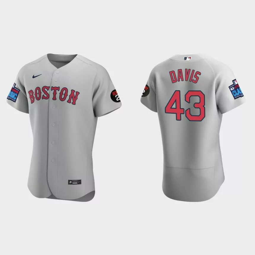 Jaylin Davis Boston Red Sox 2022 Little League Classic Authentic Jersey – Gray