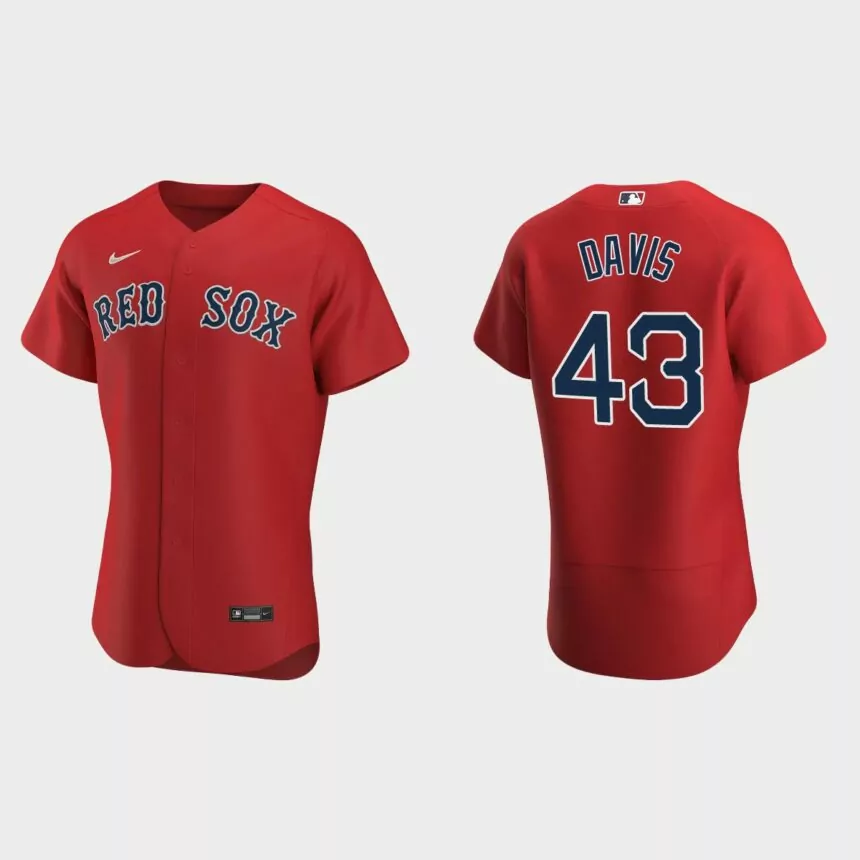Jaylin Davis Boston Red Sox Authentic Alternate Jersey – Red