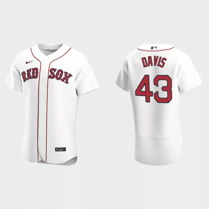 Jaylin Davis Boston Red Sox Authentic Home Jersey – White