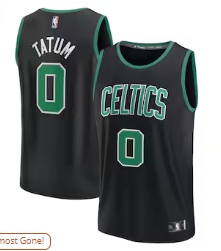 Jayson Tatum Boston Celtics Fanatics Fast Break Replica Player Jersey - Statement Edition - Black