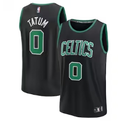 Jayson Tatum Boston Celtics Fanatics Youth Fast Break Replica Player Jersey - Statement Edition - Black