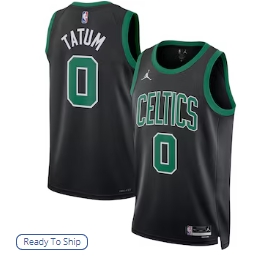 Jayson Tatum Boston Celtics Jordan Brand Unisex Swingman Jersey - Statement Edition - Black
