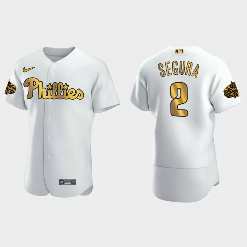 Jean Segura Philadelphia Phillies 2022 MLB All-Star Game Jersey – White Gold