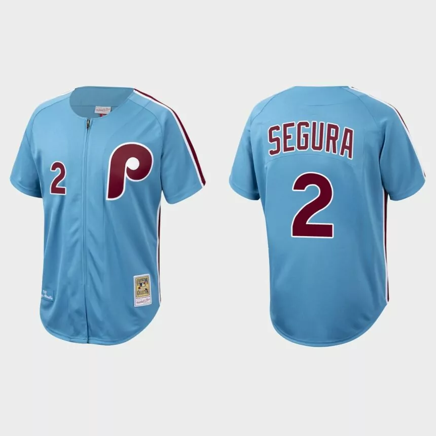 Jean Segura Philadelphia Phillies Authentic Cooperstown Collection Jersey – Light Blue