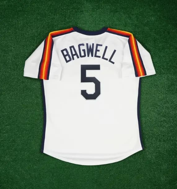 Jeff Bagwell 1991 Houston Astros Cooperstown Men's Home White Jersey
