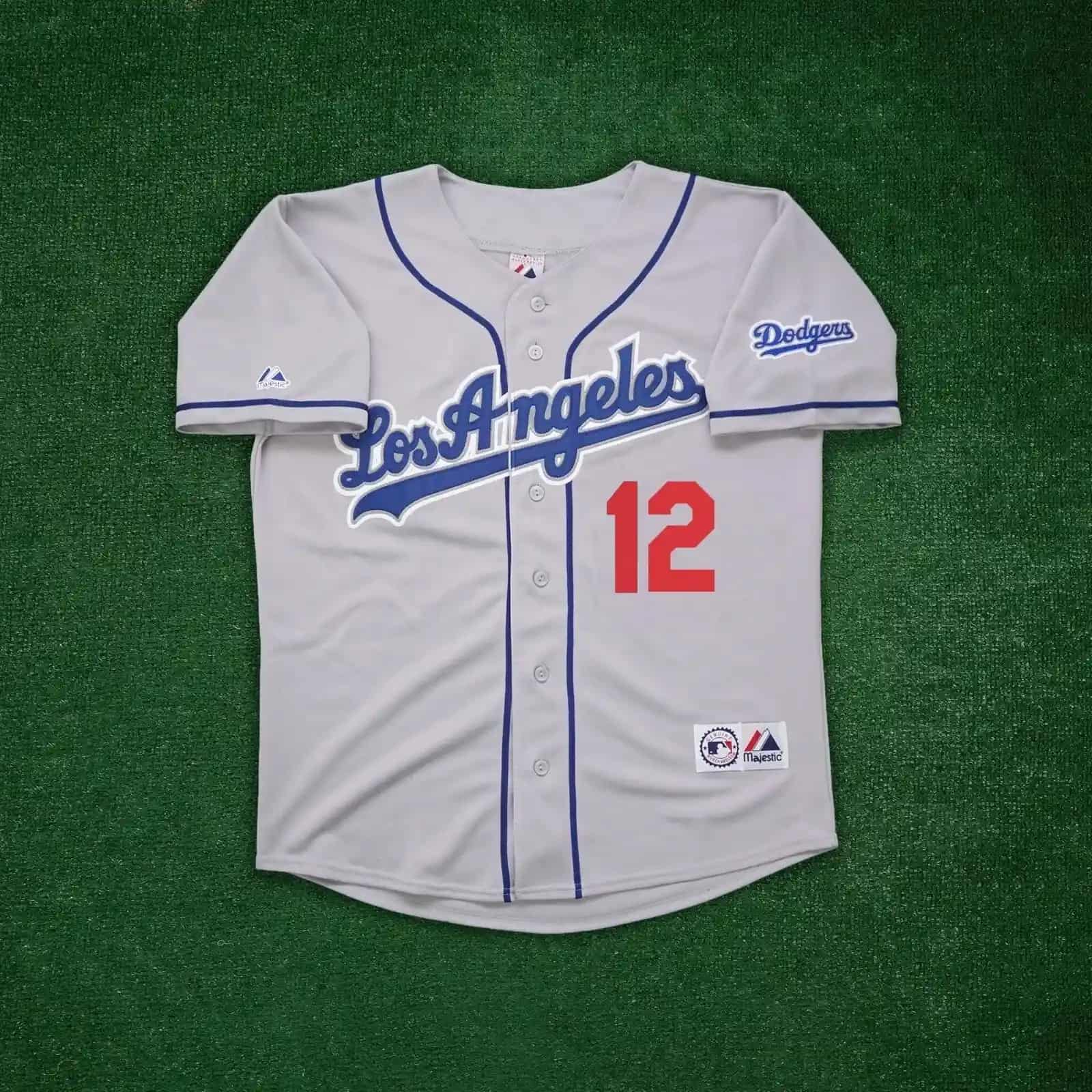 Jeff Kent 2006 Los Angeles Dodgers Men's Grey Road Throwback Jersey