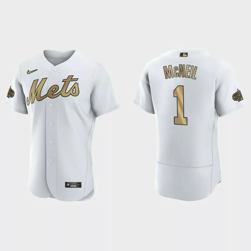 Jeff McNeil New York Mets 2022 MLB All-Star Game Authentic Jersey – White