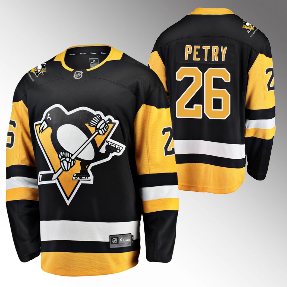 Jeff Petry Jersey Pittsburgh Penguins Home Black 2022 Breakaway Player
