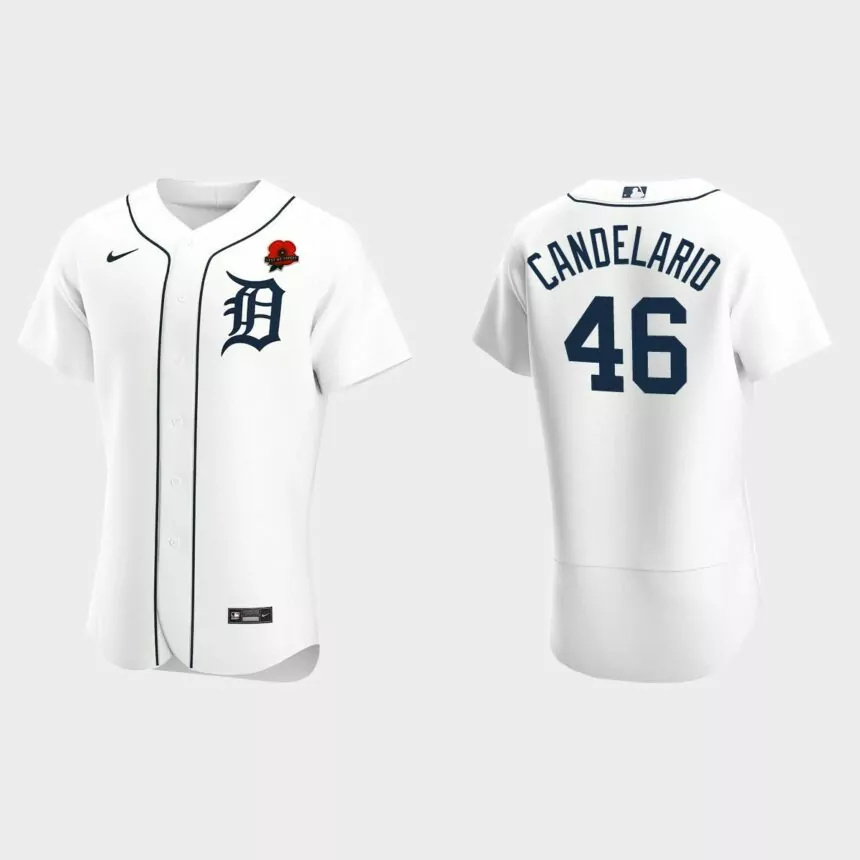 Jeimer Candelario Detroit Tigers 2021 Memorial Day Authentic Jersey – White.jpg