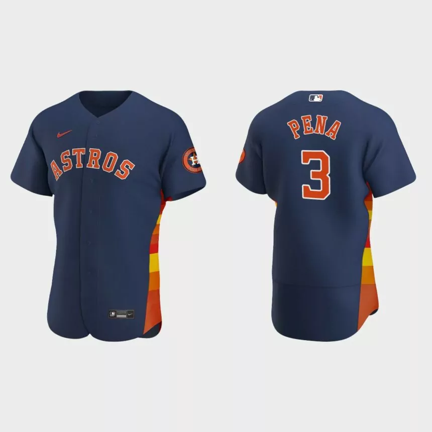 Jeremy Pena Houston Astros Authentic Alternate Jersey – Navy