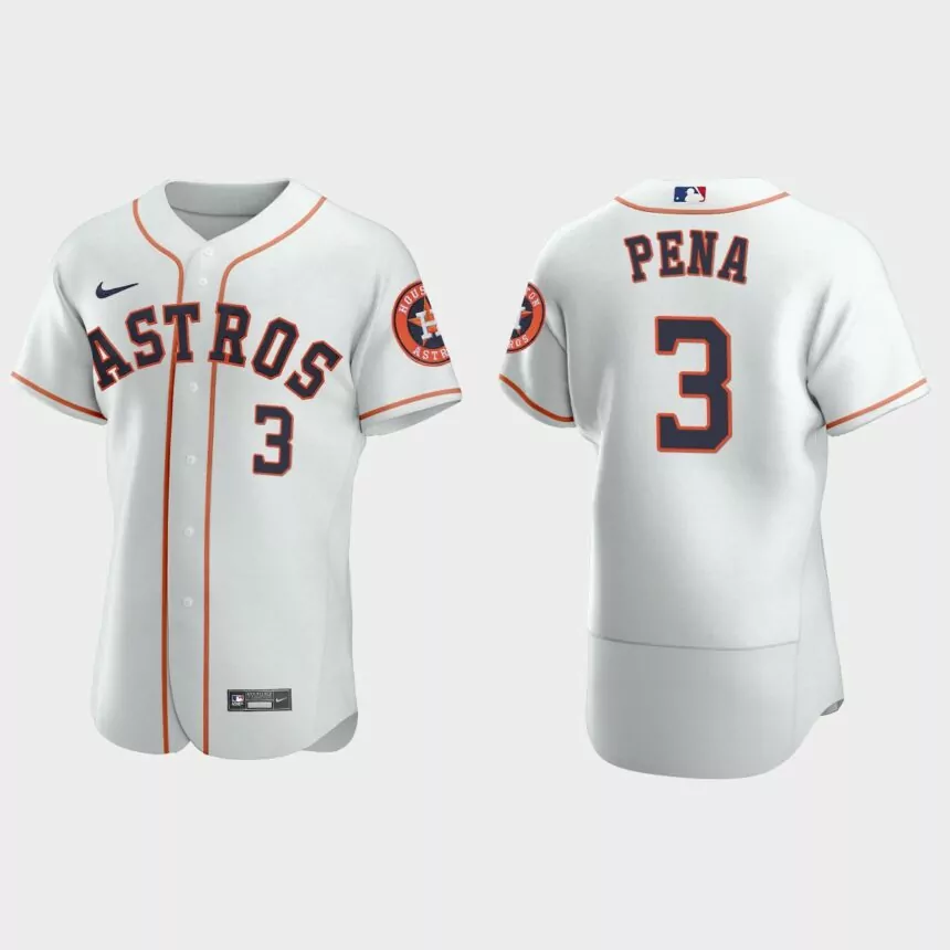 Jeremy Pena Houston Astros Authentic Home Jersey – White
