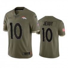 Jerry Jeudy Denver Broncos Nike Olive 2022 Salute To Service Limited Jersey