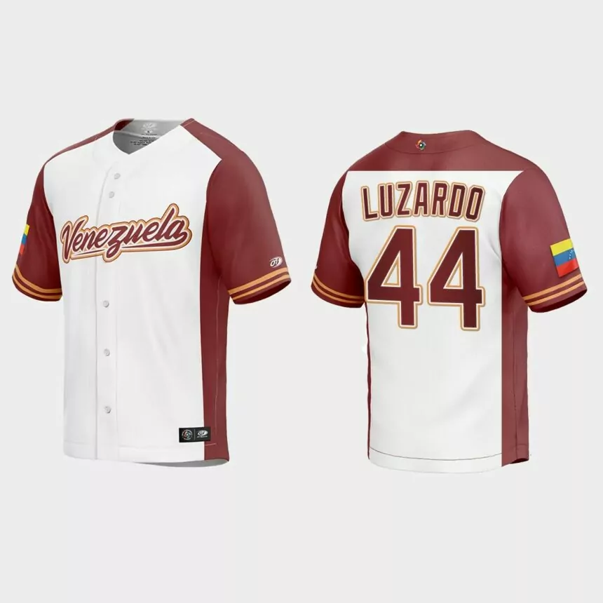 Jesus Luzardo Venezuela Baseball 2023 World Baseball Classic Replica Jersey – White