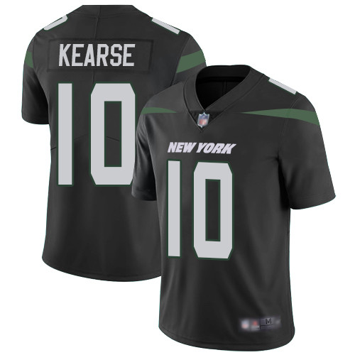 Jets #10 Jermaine Kearse Black Alternate Men's Stitched Football Vapor Untouchable Limited Jersey